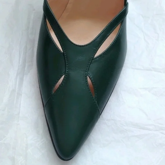 COLE HAAN Patrice Pump Bottle Green size 8.5B - Picture 3 of 7